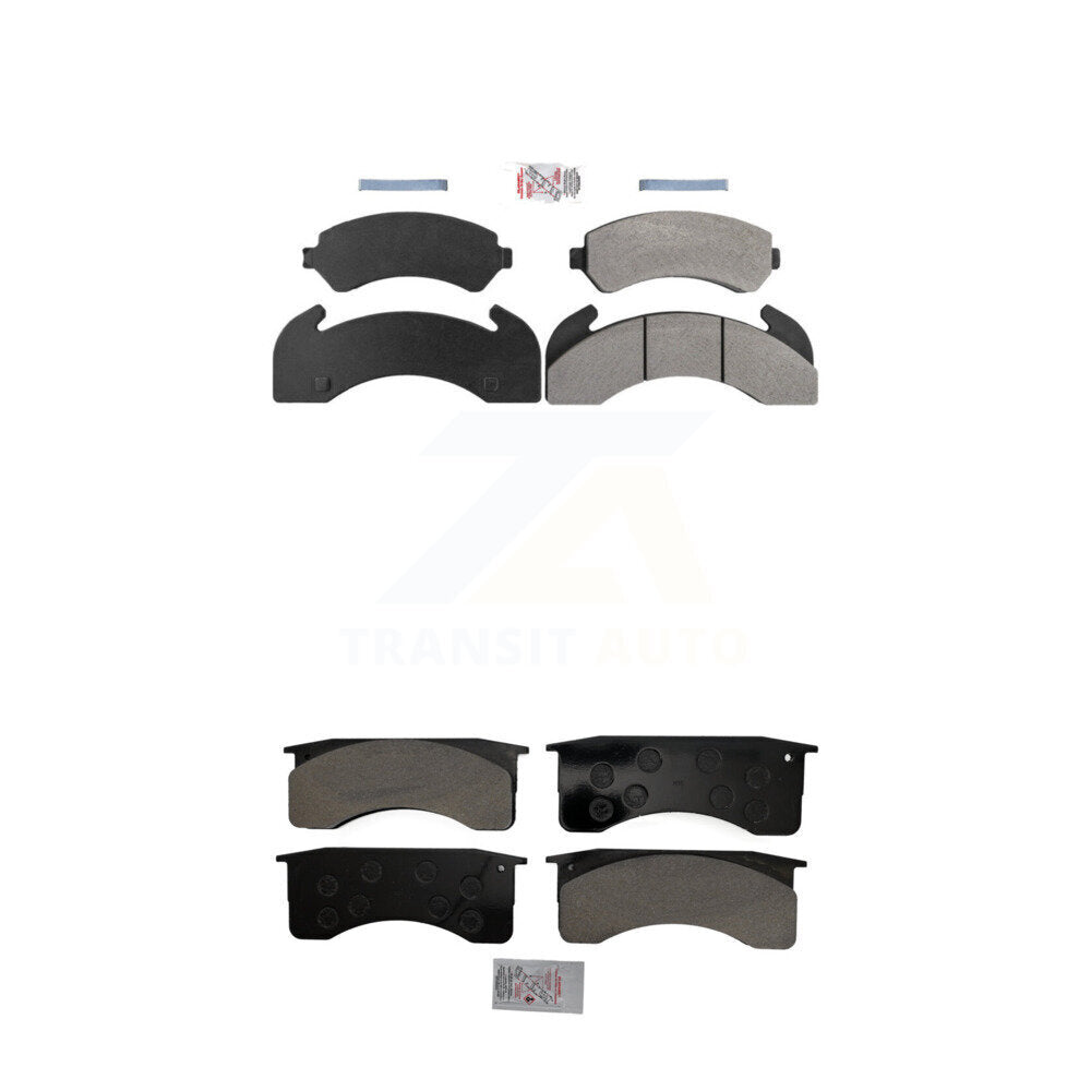 Semi-Metallic Disc Brake Pads Front Rear Kit For GMC C7500 Topkick Chevrolet C70