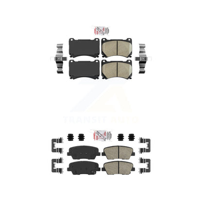 Ceramic Disc Brake Pads Front Rear Kit For Hyundai Genesis Equus