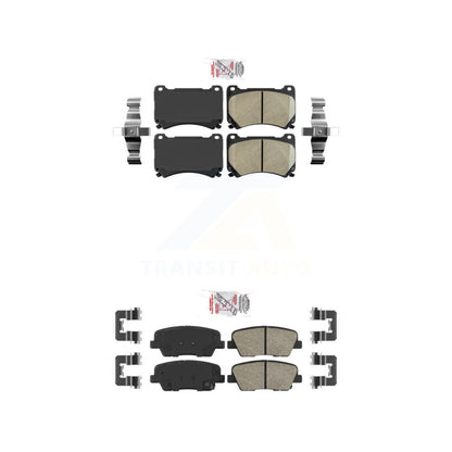 Ceramic Disc Brake Pads Front Rear Kit For Hyundai Genesis Equus