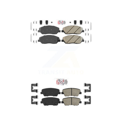 Ceramic Disc Brake Pads Front Rear Kit For Kia Sedona Hyundai Entourage Genesis