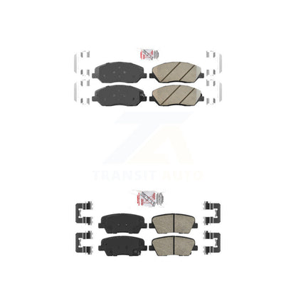 Ceramic Disc Brake Pads Front Rear Kit For Kia Sedona Hyundai Entourage Genesis