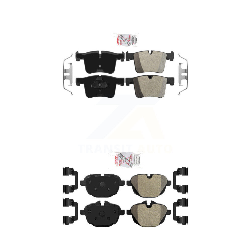 Semi-Metallic Disc Brake Pads Front Rear Kit For BMW X3 X4