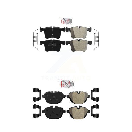 Semi-Metallic Disc Brake Pads Front Rear Kit For BMW X3 X4