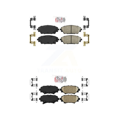 Ceramic Disc Brake Pads Front Rear Kit For Mazda 3 Sport