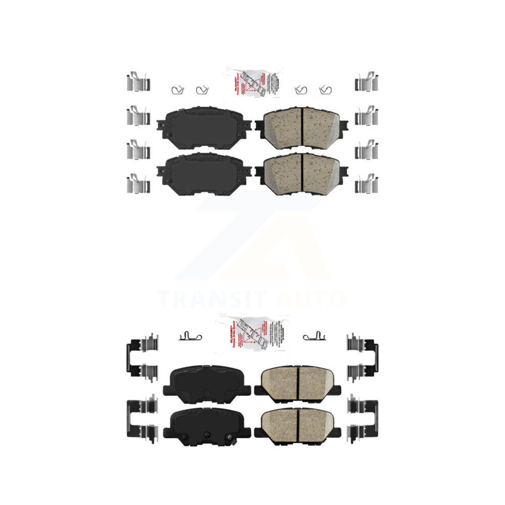 Ceramic Disc Brake Pads Front Rear Kit For Mazda 3 Sport