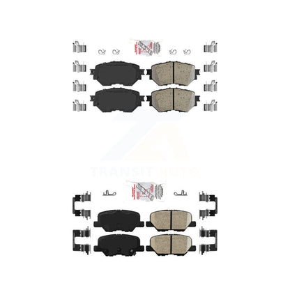 Ceramic Disc Brake Pads Front Rear Kit For Mazda 3 Sport