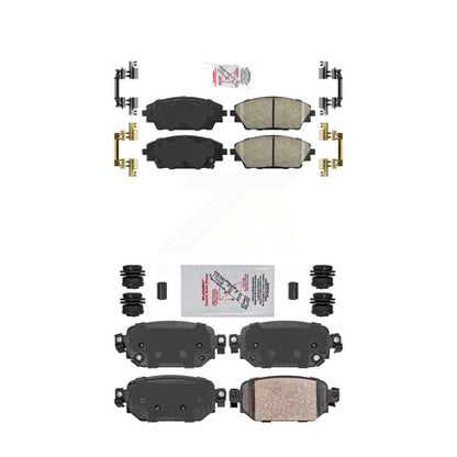 Ceramic Disc Brake Pads Front Rear Kit For 2019-2022 Mazda CX-3