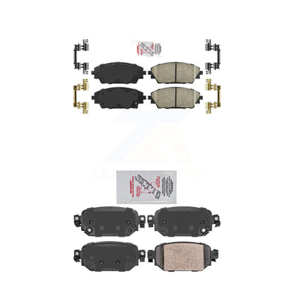 Ceramic Disc Brake Pads Front Rear Kit For 2019-2022 Mazda CX-3