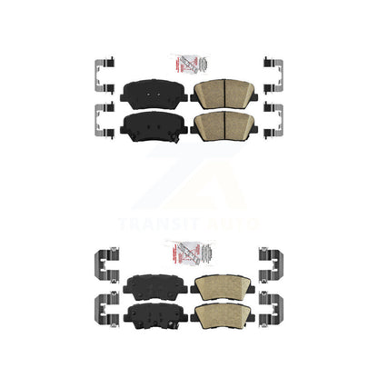 Ceramic Disc Brake Pads Front Rear Kit For Kia Rondo