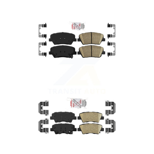 Ceramic Disc Brake Pads Front Rear Kit For Kia Rondo