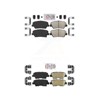 Ceramic Disc Brake Pads Front Rear Kit For Kia Rondo