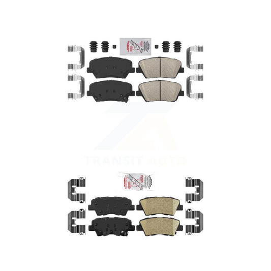 Ceramic Disc Brake Pads Front Rear Kit For Kia Rondo