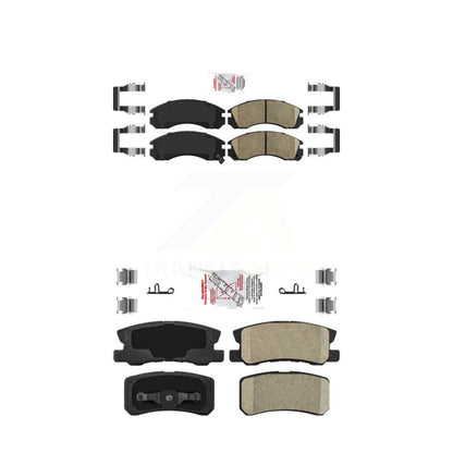Ceramic Disc Brake Pads Front Rear Kit For Mitsubishi Lancer
