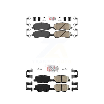 Ceramic Disc Brake Pads Front Rear Kit For Mitsubishi RVR Outlander Sport
