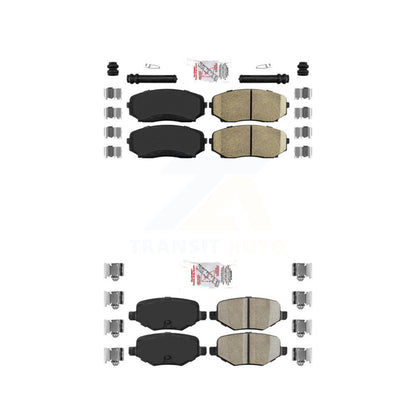 Ceramic Disc Brake Pads Front Rear Kit For Ford Edge Lincoln MKX