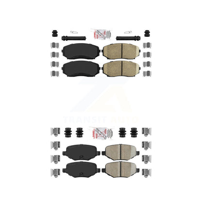 Ceramic Disc Brake Pads Front Rear Kit For Ford Edge Lincoln MKX