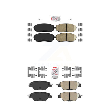 Ceramic Disc Brake Pads Front Rear Kit For 2016-2023 Mazda CX-9