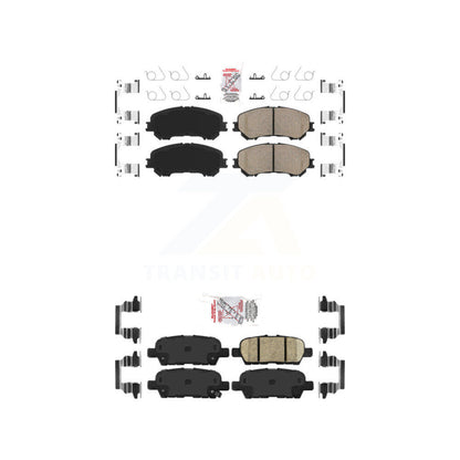 Ceramic Disc Brake Pads Front Rear Kit For Nissan Rogue Sport Qashqai