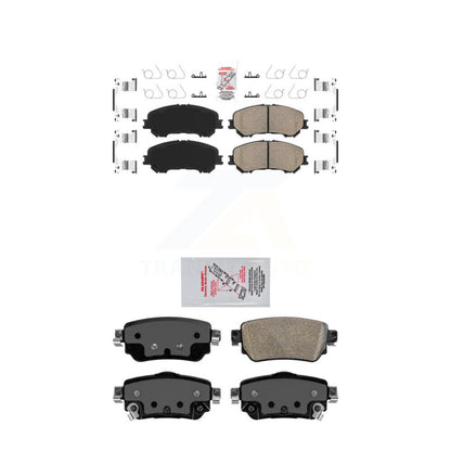 Ceramic Disc Brake Pads Front Rear Kit For Nissan Rogue Sport Qashqai