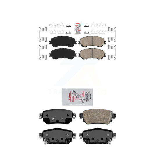 Ceramic Disc Brake Pads Front Rear Kit For Nissan Rogue Sport Qashqai