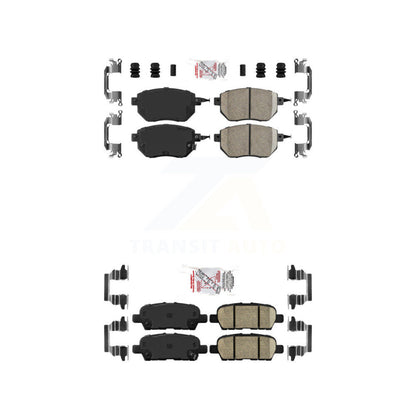 Ceramic Disc Brake Pads Front Rear Kit For Nissan Murano