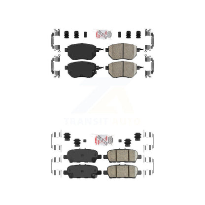 Ceramic Disc Brake Pads Front Rear Kit For Nissan Murano