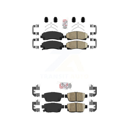 Ceramic Disc Brake Pads Front Rear Kit For Honda Ridgeline Acura TL