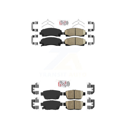 Ceramic Disc Brake Pads Front Rear Kit For Honda Ridgeline Acura TL