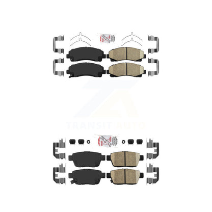 Ceramic Disc Brake Pads Front Rear Kit For Honda Ridgeline Acura TL