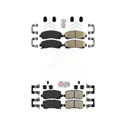 Ceramic Disc Brake Pads Front Rear Kit For 2015-2020 Acura TLX