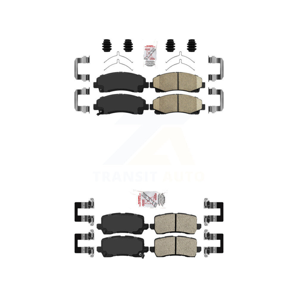 Ceramic Disc Brake Pads Front Rear Kit For 2015-2020 Acura TLX
