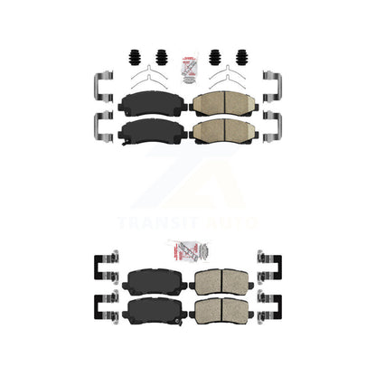 Ceramic Disc Brake Pads Front Rear Kit For 2015-2020 Acura TLX
