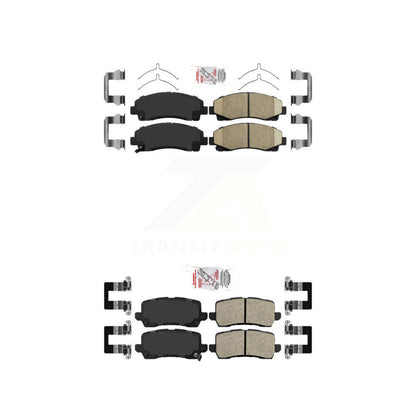 Ceramic Disc Brake Pads Front Rear Kit For 2015-2020 Acura TLX