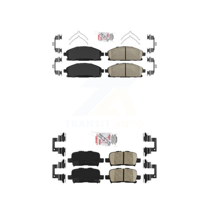 Ceramic Disc Brake Pads Front Rear Kit For 2003-2006 Acura MDX