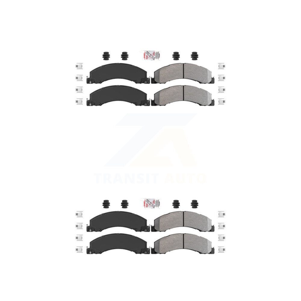 Semi-Metallic Disc Brake Pads Front Rear Kit For Ram Dodge Sterling Truck 4500