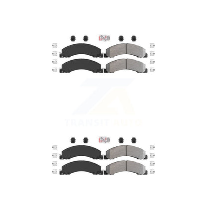 Semi-Metallic Disc Brake Pads Front Rear Kit For Ram Dodge Sterling Truck 4500