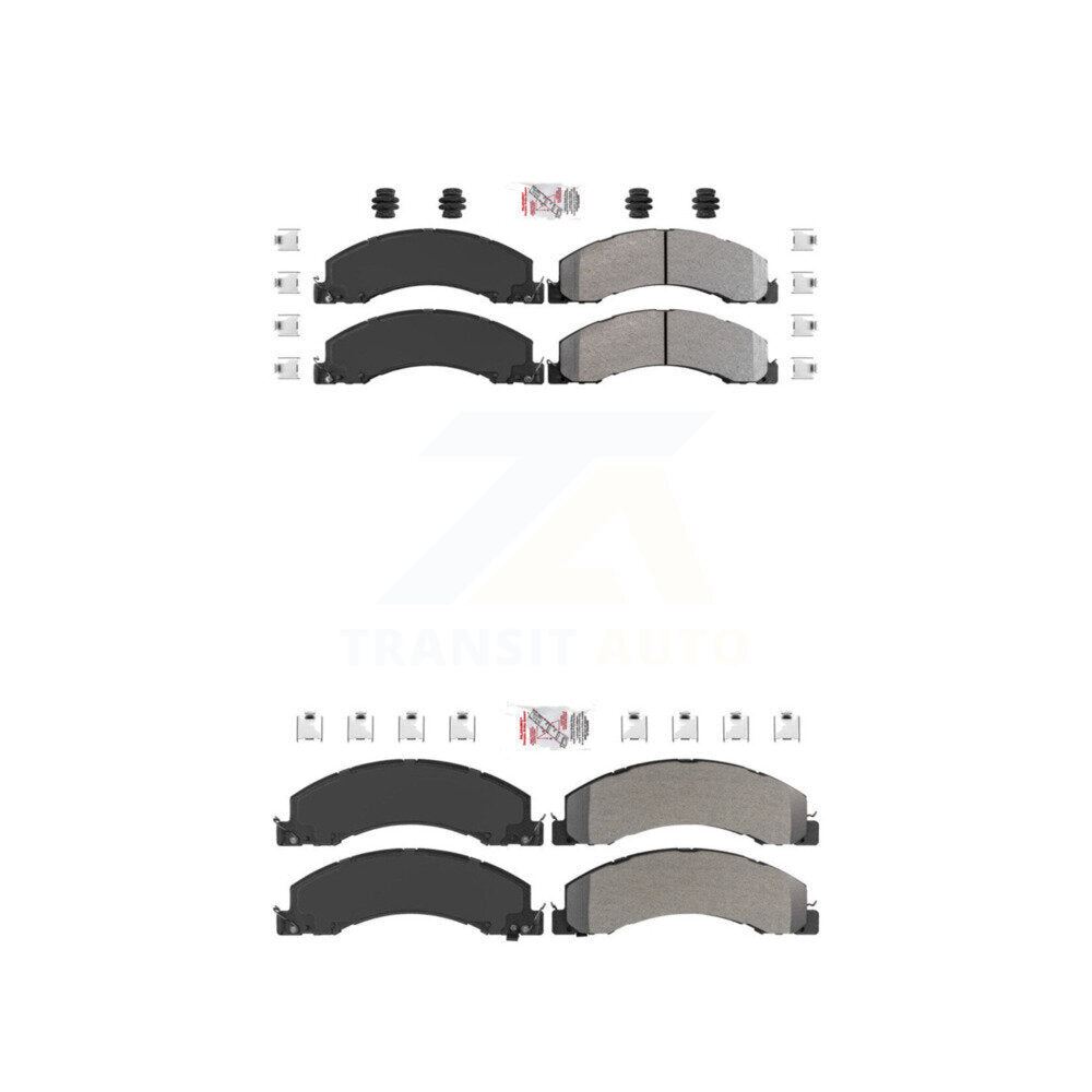 Semi-Metallic Disc Brake Pads Front Rear Kit For Ram Dodge Sterling Truck 4500
