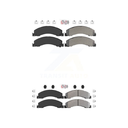 Semi-Metallic Disc Brake Pads Front Rear Kit For Ram Dodge Sterling Truck 4500