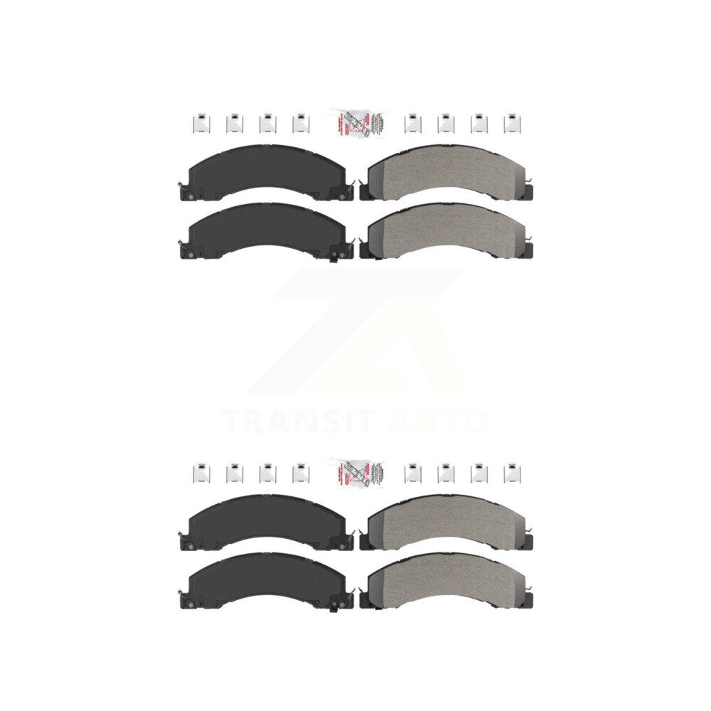 Semi-Metallic Disc Brake Pads Front Rear Kit For Ram Dodge Sterling Truck 4500