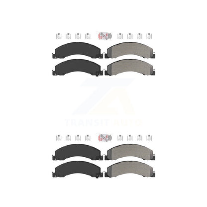 Semi-Metallic Disc Brake Pads Front Rear Kit For Ram Dodge Sterling Truck 4500