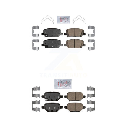 Ceramic Disc Brake Pads Front Rear Kit For 2018-2022 Buick Encore Chevrolet Trax