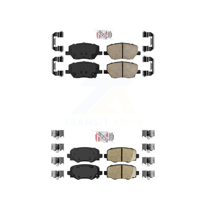 Ceramic Disc Brake Pads Front Rear Kit For Jeep Renegade Dodge Hornet Fiat 500X