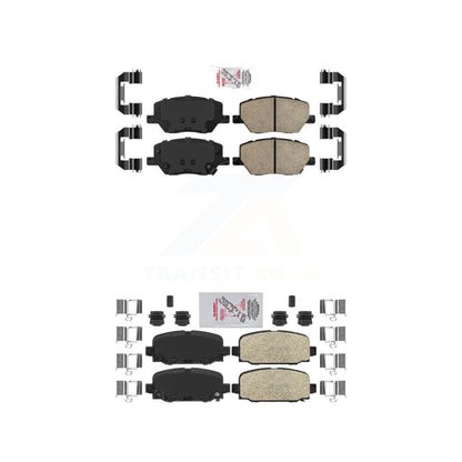 Ceramic Disc Brake Pads Front Rear Kit For 2018-2023 Jeep Compass