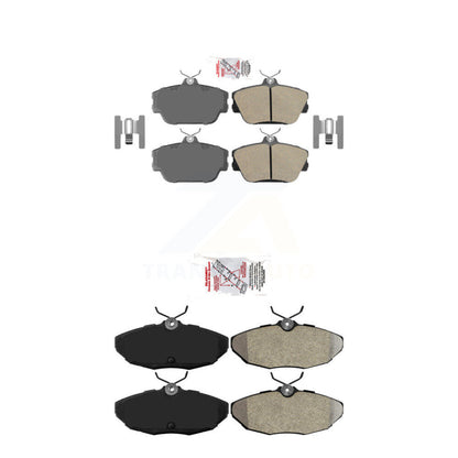 Ceramic Semi-Metallic Disc Brake Pads Front Rear Kit For Lincoln Mark VIII Ford