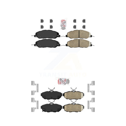 Ceramic Disc Brake Pads Front Rear Kit For Ford Mustang