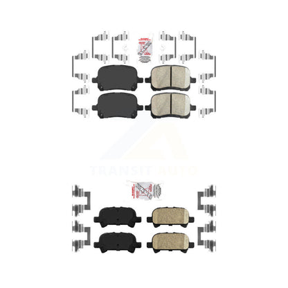 Ceramic Disc Brake Pads Front Rear Kit For Toyota Camry Solara Avalon
