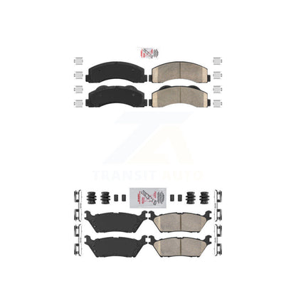 Ceramic Disc Brake Pads Front Rear Kit For Ford F-150