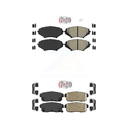 Semi-Metallic Ceramic Disc Brake Pads Front Rear Kit For Mazda RX-8