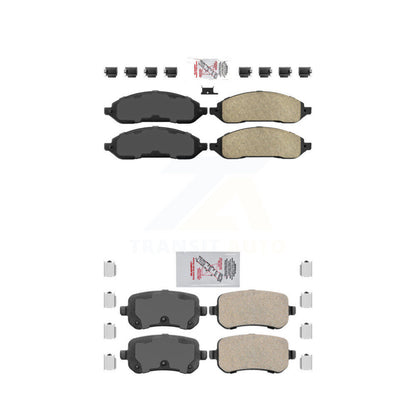 Ceramic Disc Brake Pads Front Rear Kit For Ford Freestar Mercury Monterey