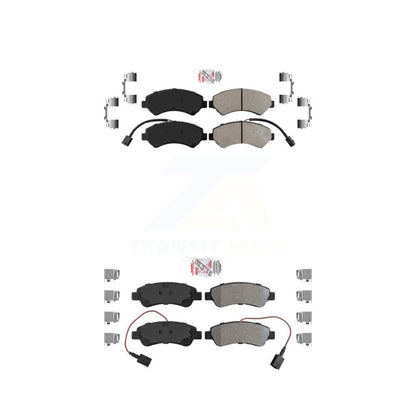 Semi-Metallic Disc Brake Pads Front Rear Kit For Ram ProMaster 2500 3500 1500